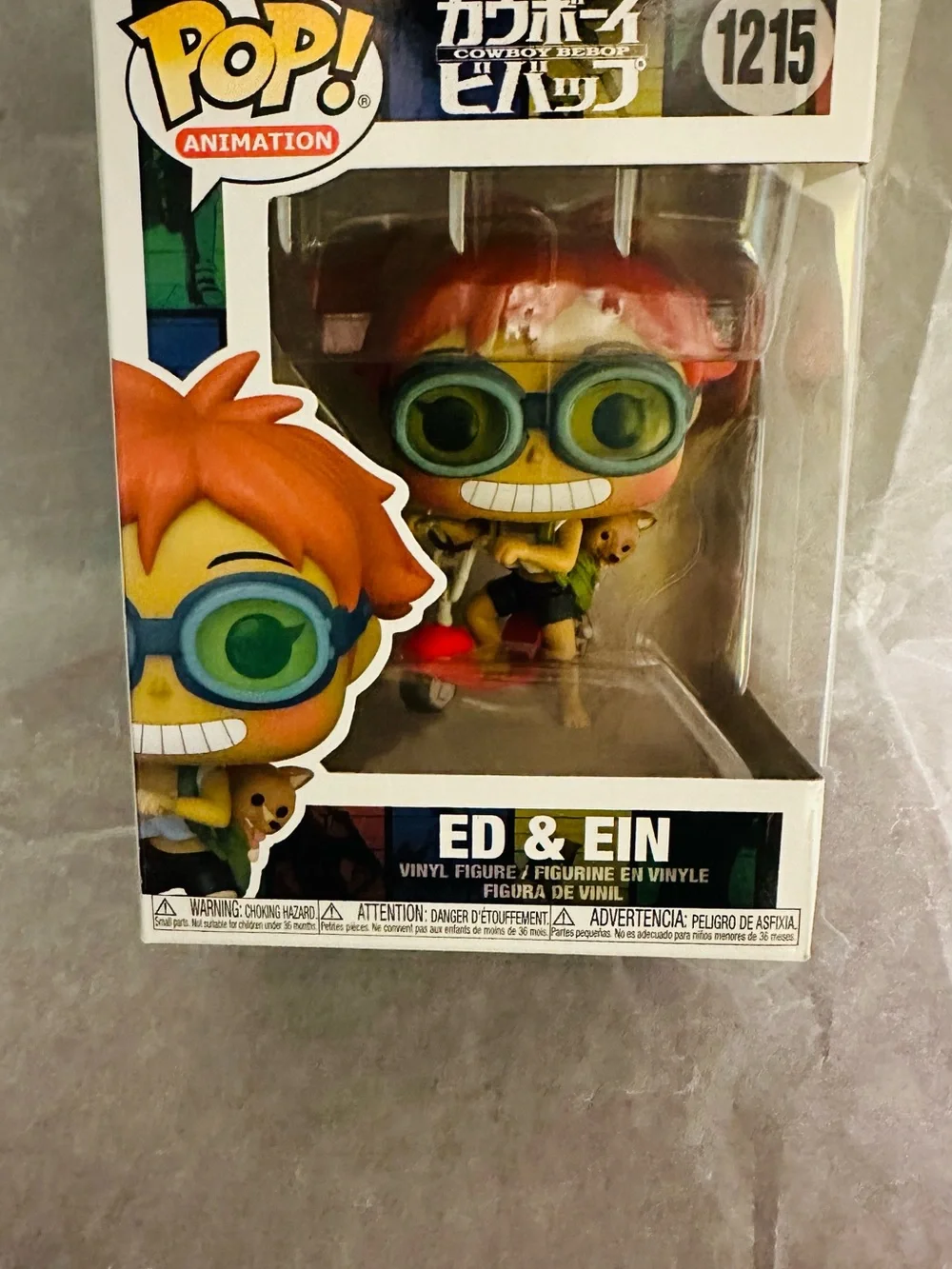 Funko Pop Animation Cowboy Bebop Ed & Ein Vinyl Figure #1215 2022